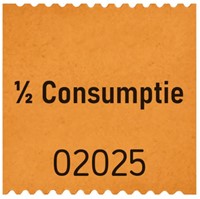 Consumptiebon Combicraft 1 2 oranje 500st 5 Stuk-2