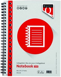 Collegeblok Quantore A5 lijn 17-gaats 160pg 70gr 1 Stuk