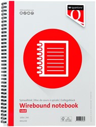 Spiraalblok Quantore A4 lijn spiraal 200pag 70gr 1 Stuk