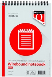 Spiraalblok Quantore A5 lijn spiraal 200pag 70gr 1 Stuk