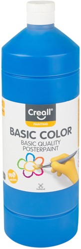 Plakkaatverf Creall basic blauw 1000ml 1000 Milliliter