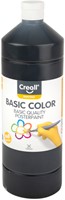 Plakkaatverf Creall basic zwart 1000ml 1000 Milliliter