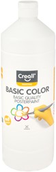 Plakkaatverf Creall basic wit 1000ml 1000 Milliliter