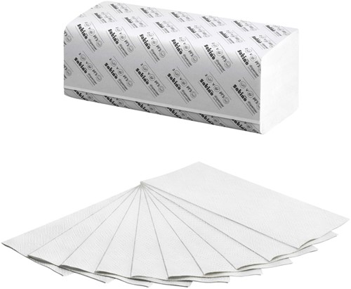 Handdoek Satino PT3 Comfort 2laags 250x230mm wit 20 Stuk-2