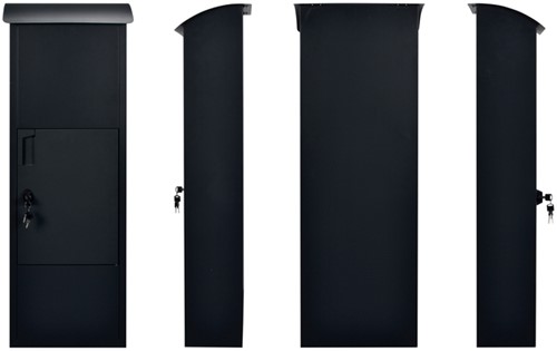 Pakketbrievenbus Helsinki zwart 1 Stuk-2