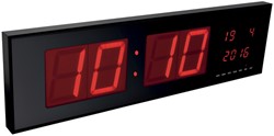 Wandklok Perel met LED display 1 Stuk