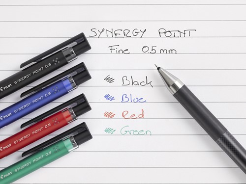 Gelschrijver PILOT Synergy point BLRT-SNP5 F rood 1 Stuk-3