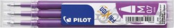 Rollerpenvulling PILOT friXion BLS-FR7 M paars 3 Stuk