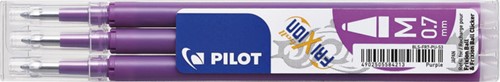 Rollerpenvulling PILOT friXion BLS-FR7 M paars 3 Stuk