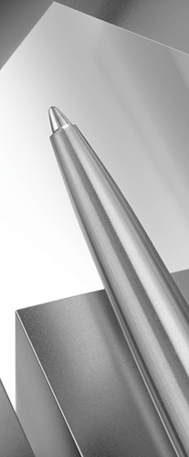 Balpen Parker Jotter XL Monochrome M roestvrij stl 1 Stuk-2