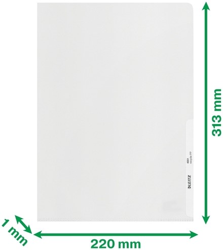 L-map Leitz Recycle PP A4 transparant 25st 25 Stuk-6