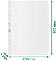 Showtas Leitz Recycle A4 PP 0.10MM 25 Stuk-3