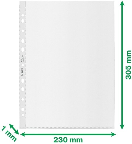 Showtas Leitz Recycle A4 PP 0.10MM 25 Stuk-6