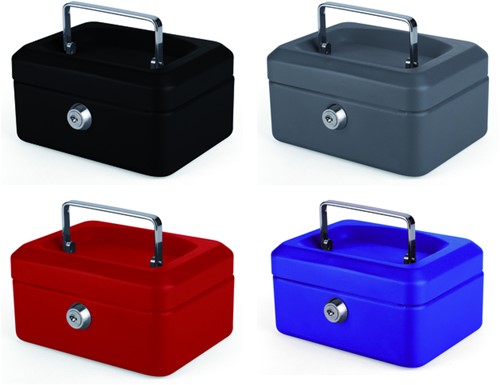 Geldkist Quantore 150x115x80mm grijs 1 Stuk-3