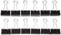Papierklem MAUL foldback 215 13mm zwart 12 stuks 12 Stuk-3