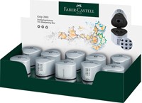Puntenslijper Faber-Castell trio grip 2001 zilver 1 Stuk-2