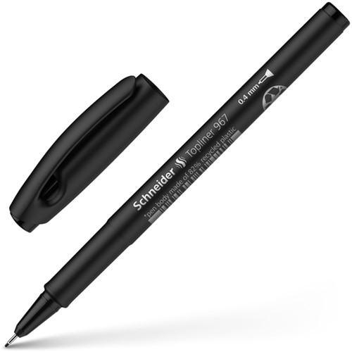 Fineliner Schneider 967 0.4mm zwart 1 Stuk-3