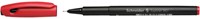 Fineliner Schneider 967 0.4mm rood 1 Stuk