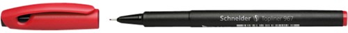 Fineliner Schneider 967 0.4mm rood 1 Stuk