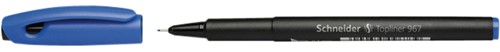 Fineliner Schneider 967 0.4mm blauw 1 Stuk