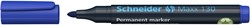 Permanent marker Schneider Maxx 130  1-3mm blauw 1 Stuk