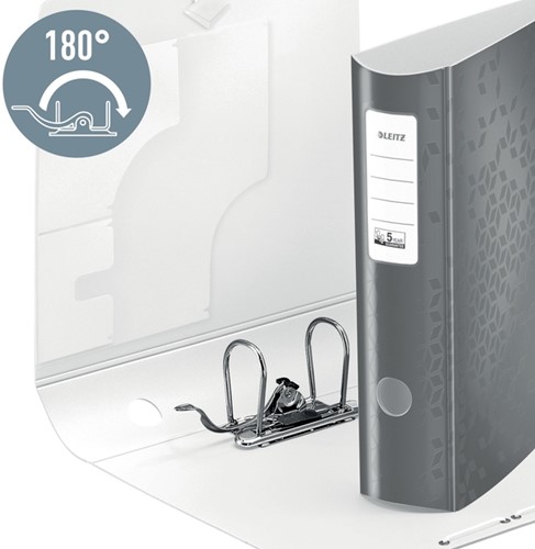 Ordner Leitz WOW active 180° 80mm PP A4 blauw 1 Stuk-3