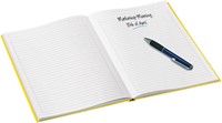 NOTITIEBOEK LEITZ WOW A4 LIJN 80V GEEL 1 Stuk-2