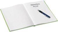 NOTITIEBOEK LEITZ WOW A4 LIJN 80V GROEN 1 Stuk-1