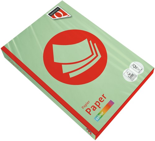 Kopieerpapier Quantore Colour A3 80gr appelgroen 500 Vel