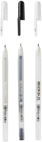 Gelschrijver Sakura Gelly Roll Metallic 3 kleuren 3 Stuk