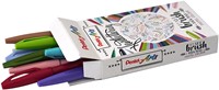 Brushpen Pentel Sign SES15C pastel assorti 12 Stuk