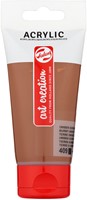 Acrylverf TAC 409 omber gebrand tube 75ml 75 Milliliter