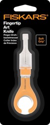 Vingertipmes Fiskars met SoftGrip oranje 1 Stuk