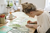 Vingertipmes Fiskars met SoftGrip oranje 1 Stuk-3