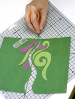 Vingertipmes Fiskars met SoftGrip oranje 1 Stuk-2