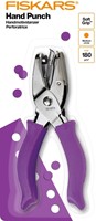 Handpuncher Fiskars M circle met SoftGrip paars 1 Stuk