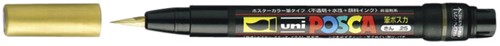 Brushverfstift Posca PCF350 1-10mm goud 1 Stuk