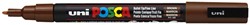Verfstift Posca PC3M F bruin 1 Stuk