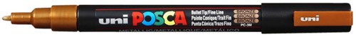 Verfstift Posca PC3M F brons 1 Stuk