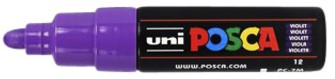 Verfstift Posca PC7M B paars 1 Stuk