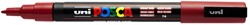 Paintmarker Uni POSCA PC3M F donkerrood 1 Stuk