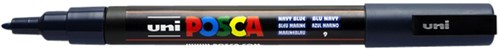 Verfstift Posca PC3M F marineblauw 1 Stuk