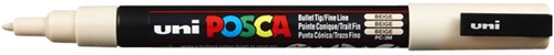 Paintmarker Uni POSCA PC3M F beige 1 Stuk