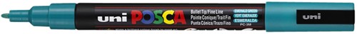 Paintmarker Uni POSCA PC3M F  smaragdgroen 1 Stuk