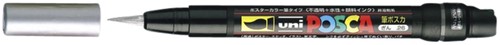 Brushverfstift Posca PCF350 1-10mm zilver 1 Stuk