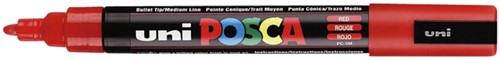 Verfstift Posca PC5M M rood 1 Stuk