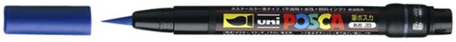 Brushverfstift Posca PCF350 1-10mm donkerblauw 1 Stuk