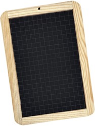 Krijtbord Giotto houten frame 180x260mm geruit 1 Stuk