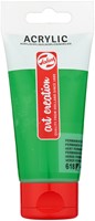 Acrylverf TAC 618 permanentgroen licht tube 75ml 75 Milliliter