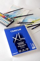 Mixed mediapapier Canson XL Textured 300gr A5 wit 1 Stuk-2
